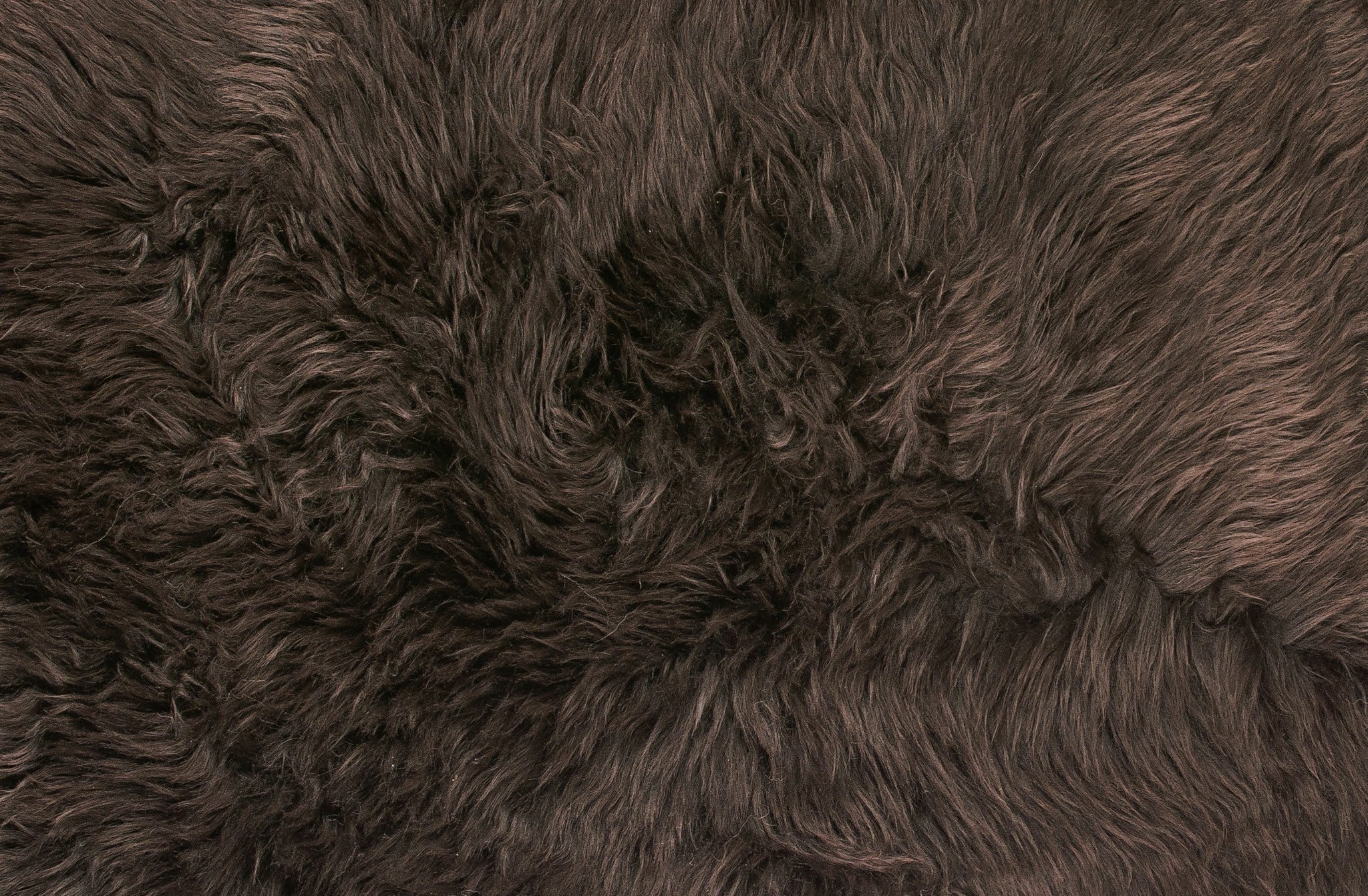 4' X 6' Chocolate Genuine Sheepskin Area Rug - Home Decor