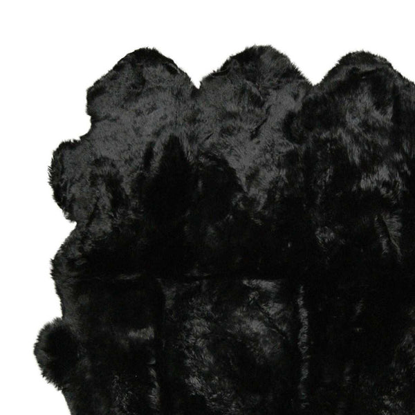 Black Animal Print Area Rug - Home Decor
