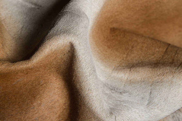 72" X 84" Tan Cowhide  Rug