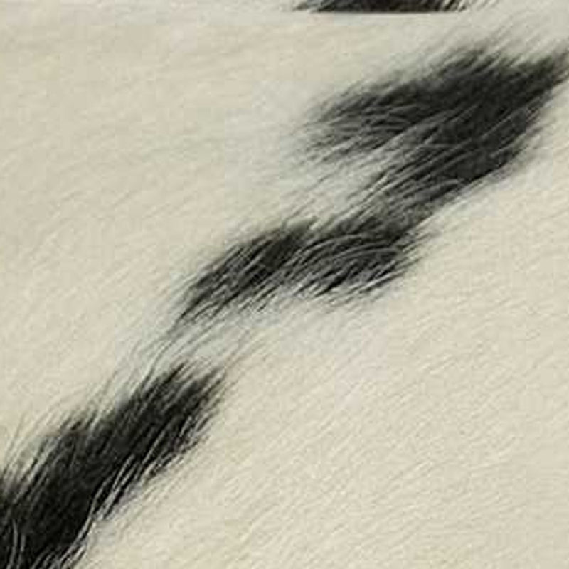 18 X 18 Black And White Cowhide Throw Pillow - Home Decor