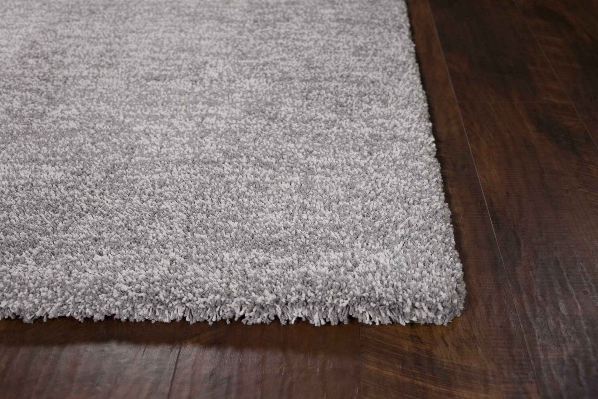 8' X 11'  Grey Heather Shag Area Rug