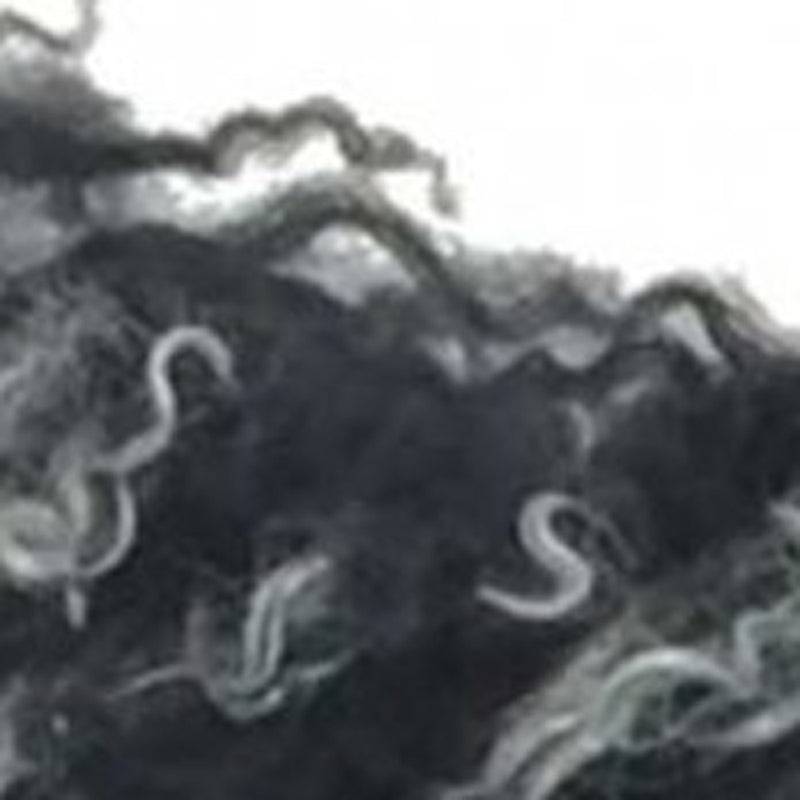 20" Black White Genuine Tibetan Lamb Fur Pillow With Microsuede Backing - Home Decor