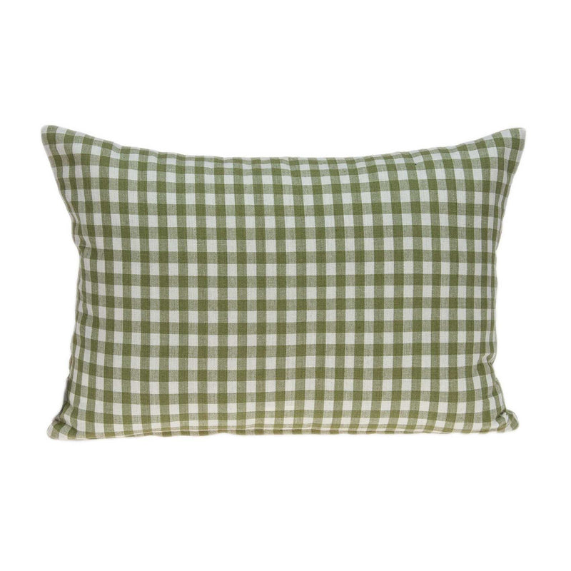 20" X 6" X 14" Tropical Green Pillow Cover With Poly Insert - Home Decor