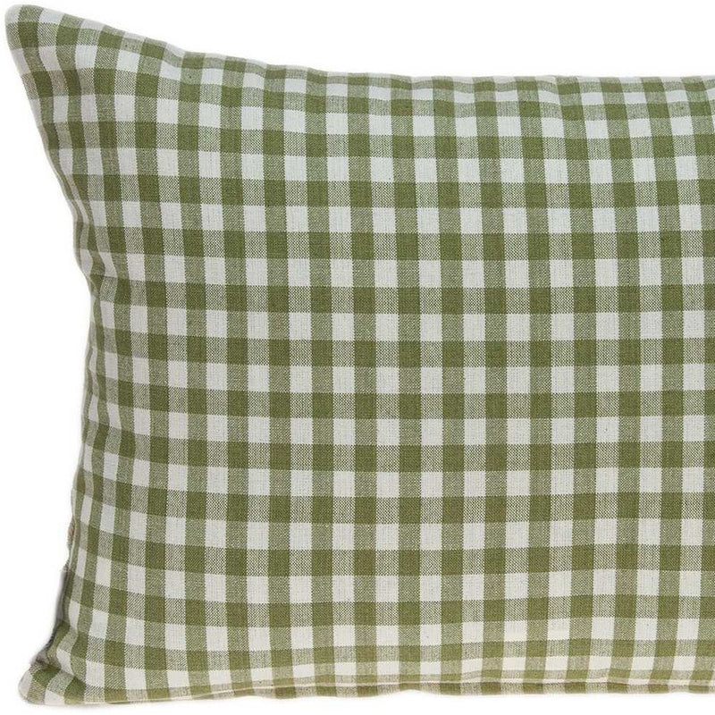 20" X 6" X 14" Tropical Green Pillow Cover With Poly Insert - Home Decor