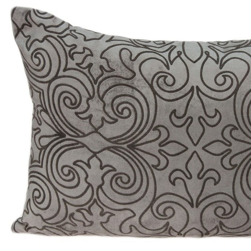 20" X 6" X 14" Transitional Champagne Pillow Cover With Poly Insert - Home Decor