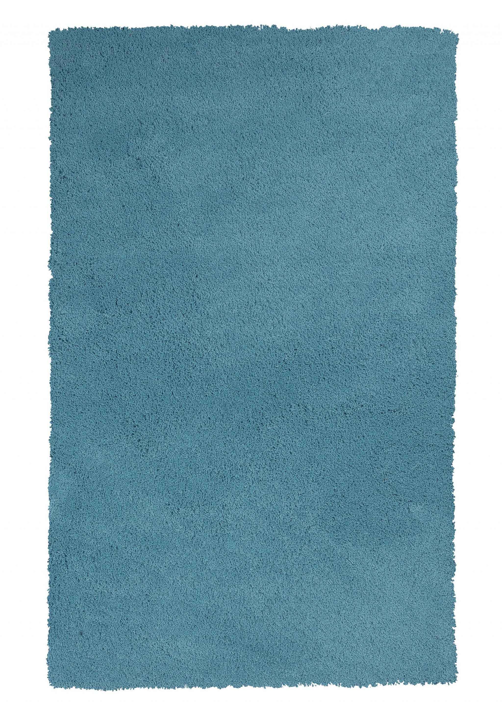 8'X11' Highlighter Blue Indoor Shag Rug