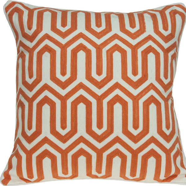20" X 7" X 20" Transitional Multicolored Pillow Cover With Poly Insert - Home Decor