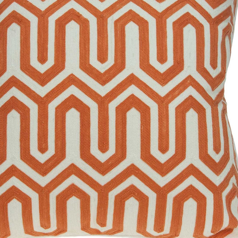 20" X 7" X 20" Transitional Multicolored Pillow Cover With Poly Insert - Home Decor