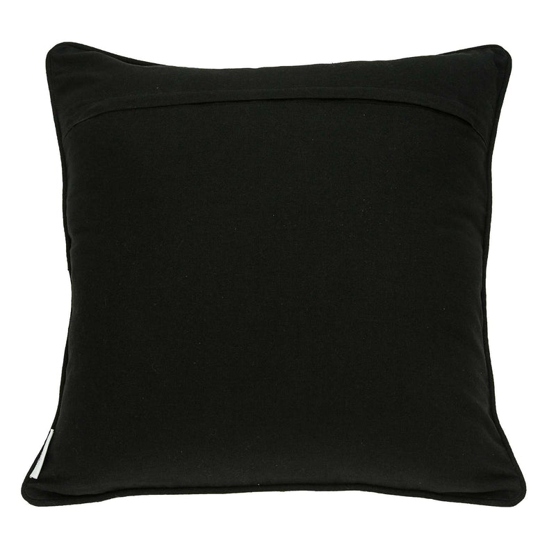 20" X 7" X 20" Transitional Black And White Pillow Cover With Poly Insert - Home Decor