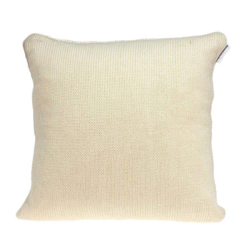 20" X 7" X 20" Transitional Beige Pillow Cover With Poly Insert - Home Decor
