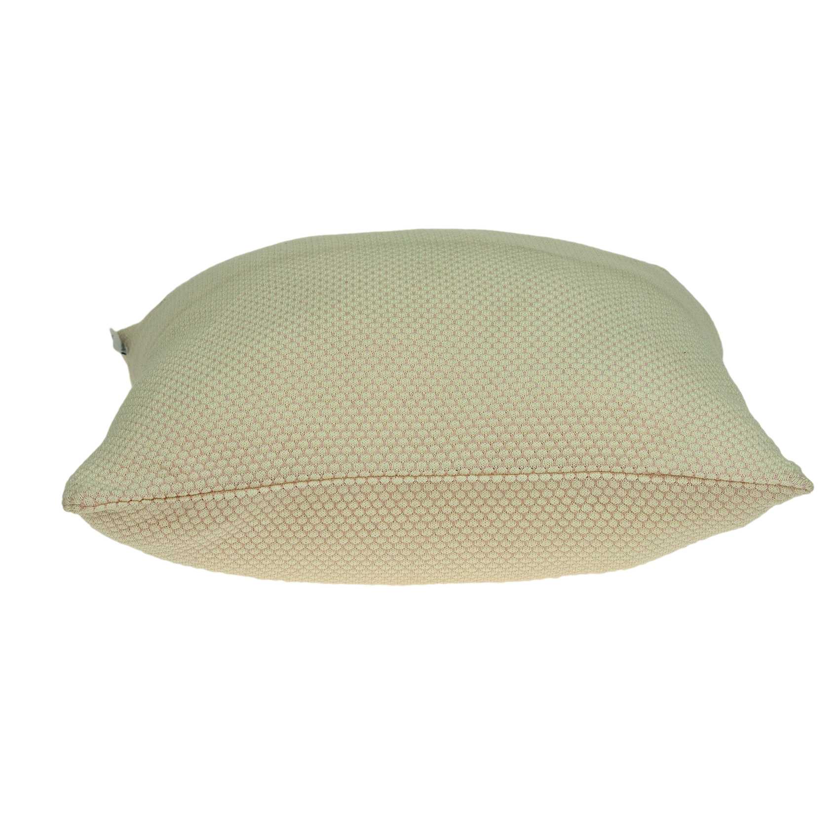 20" X 7" X 20" Beautiful Transitional Tan Pillow Cover With Poly Insert - Home & Garden