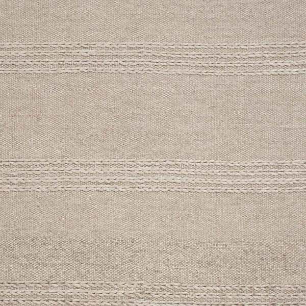 7' X 9'  Wool Natural Area Rug