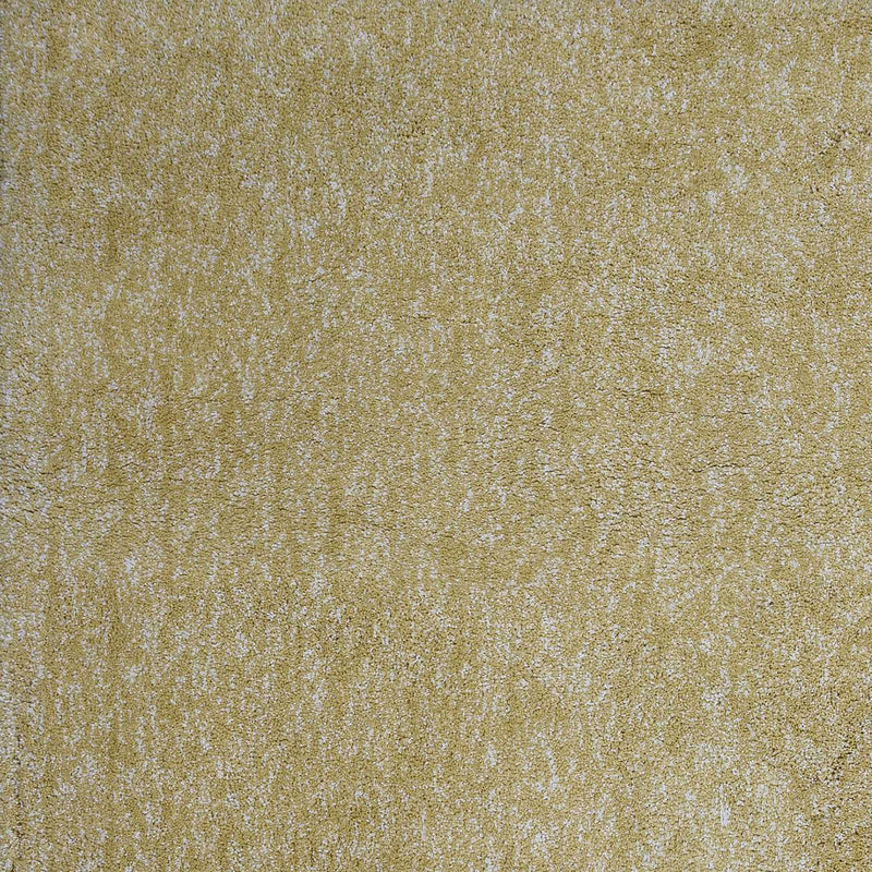 5' X 7' Yellow Shag Hand Woven Area Rug - Home Decor