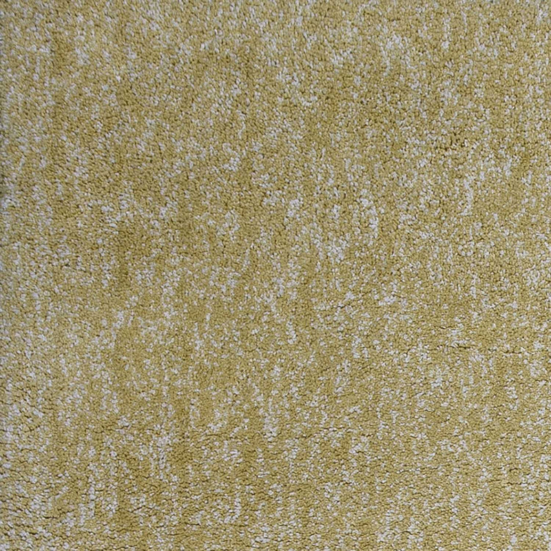5' X 7' Yellow Shag Hand Woven Area Rug - Home Decor