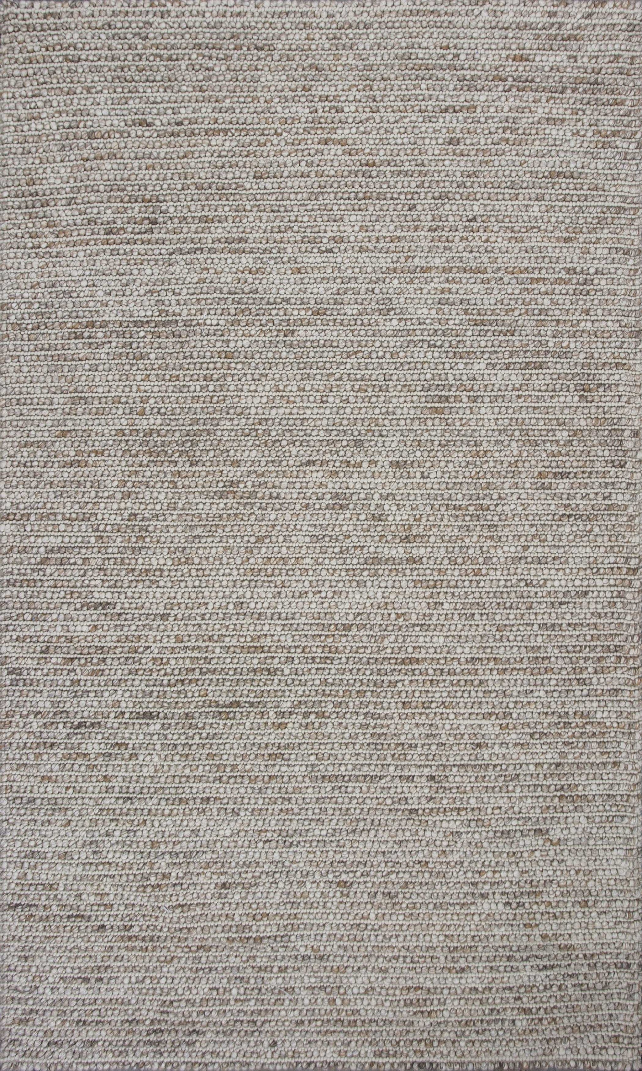 7' X 9' Wool Natural Area Rug Default Title
