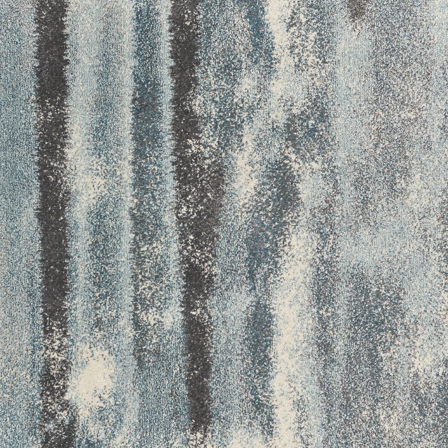 5' X 8' Teal Abstract Brushstrokes Indoor Area Rug Default Title