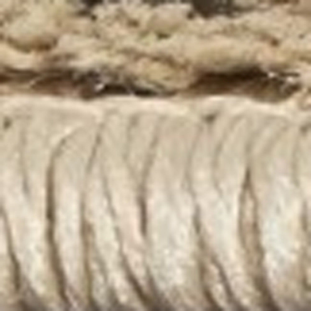 3' X 5' Champagne And Beige Damask Area Rug - Home & Garden