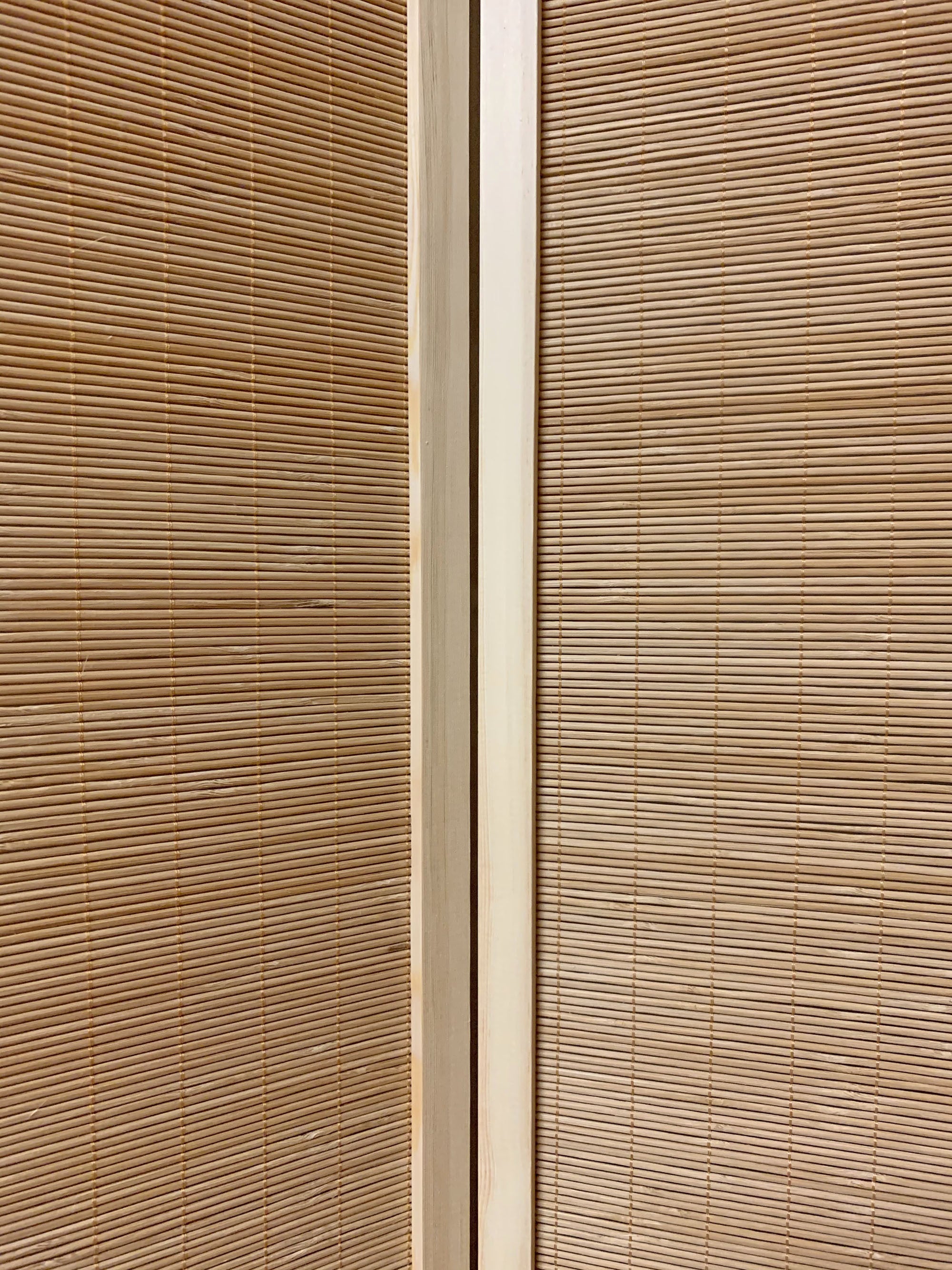 7" Light Bamboo 4 Panel Room Divider Screen - Home & Garden