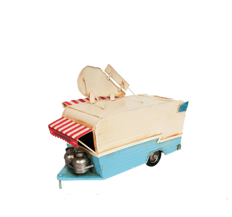 Ice Cream Trailer Metal Model - Home Decor