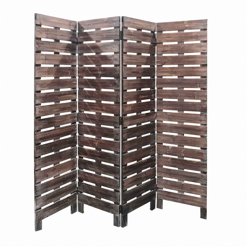 4 Panel Silver Room Divider