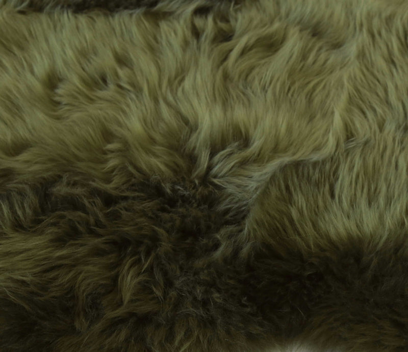 2' X 3' Dark Green New Zealand Lambs Wool Area Rug - Home & Garden