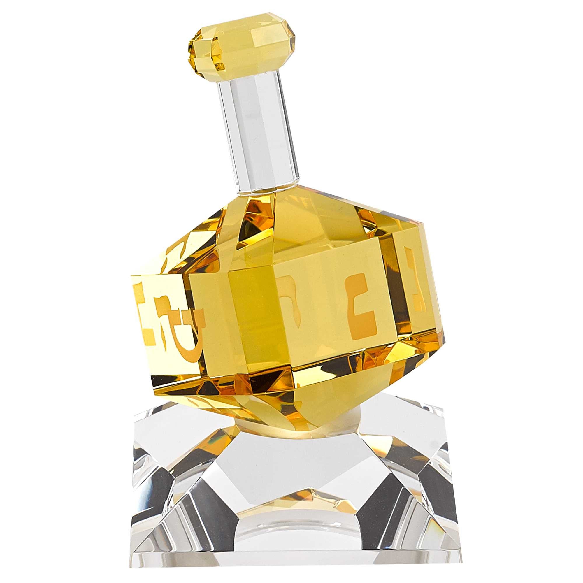 4" Amber Crystal Statue - Home & Garden