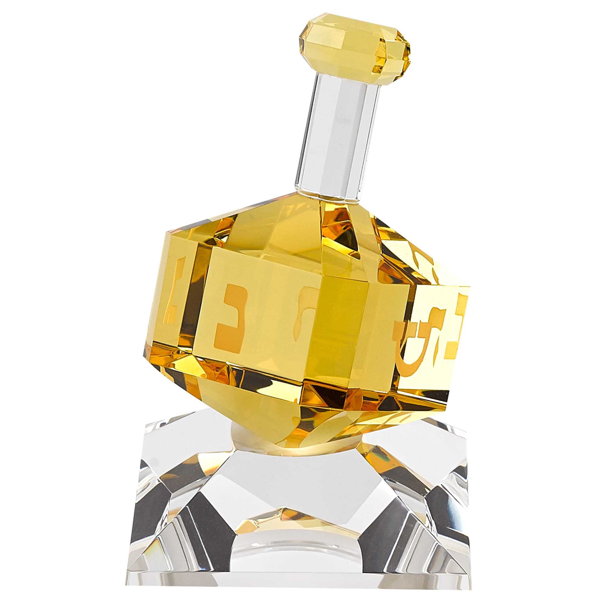 4" Amber Crystal Statue - Home & Garden