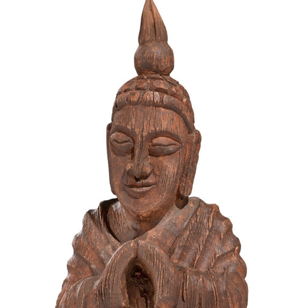 13" X 4" Brown Wood Wall Decor - Home & Garden