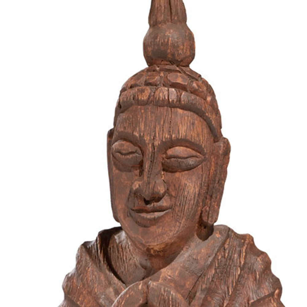 13" X 4" Brown Wood Wall Decor - Home & Garden