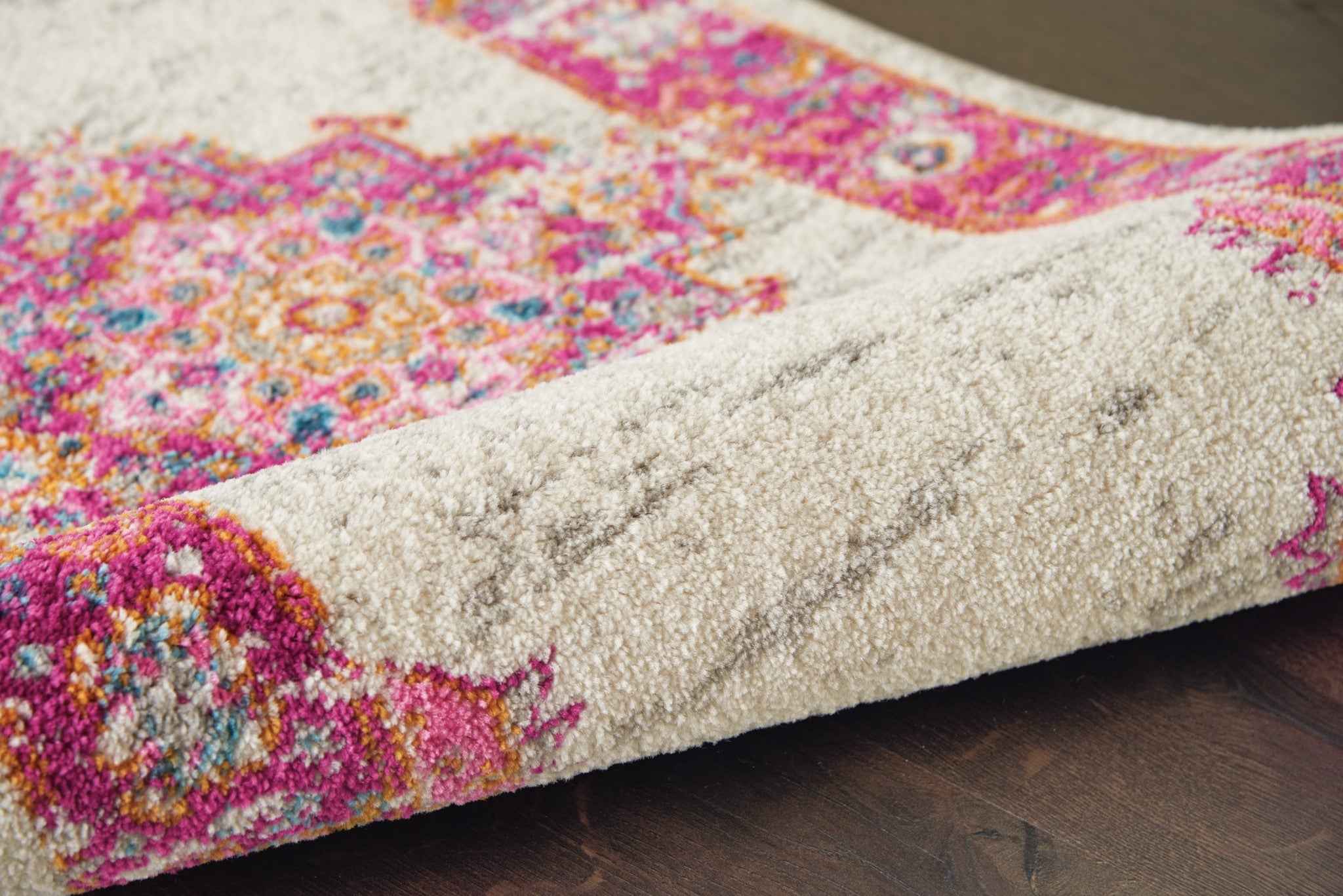 7' X 10' Fuchsia Power Loom Area Rug