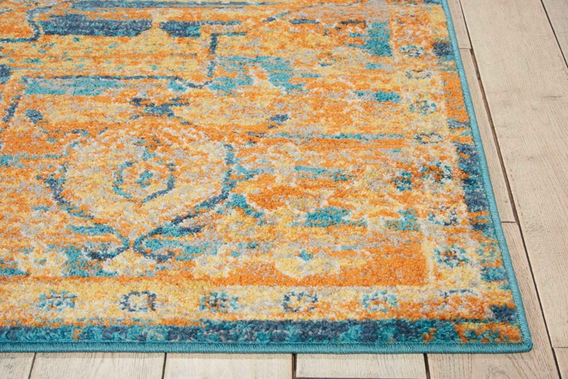 4' X 6' Sunset Power Loom Area Rug