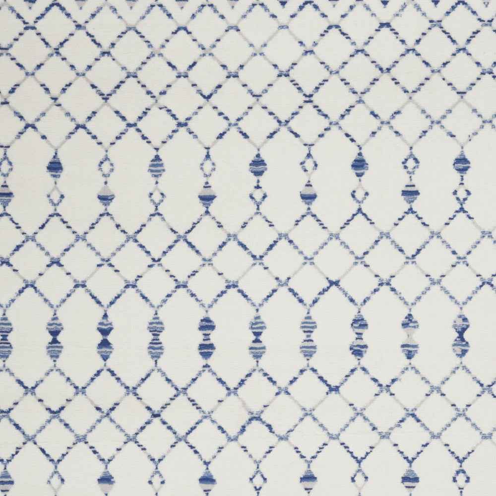 5' X 7' Ivory Geometric Berber Area Rug