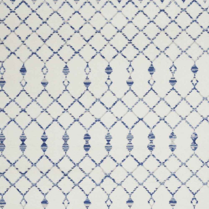 5' X 7' Ivory Geometric Berber Area Rug