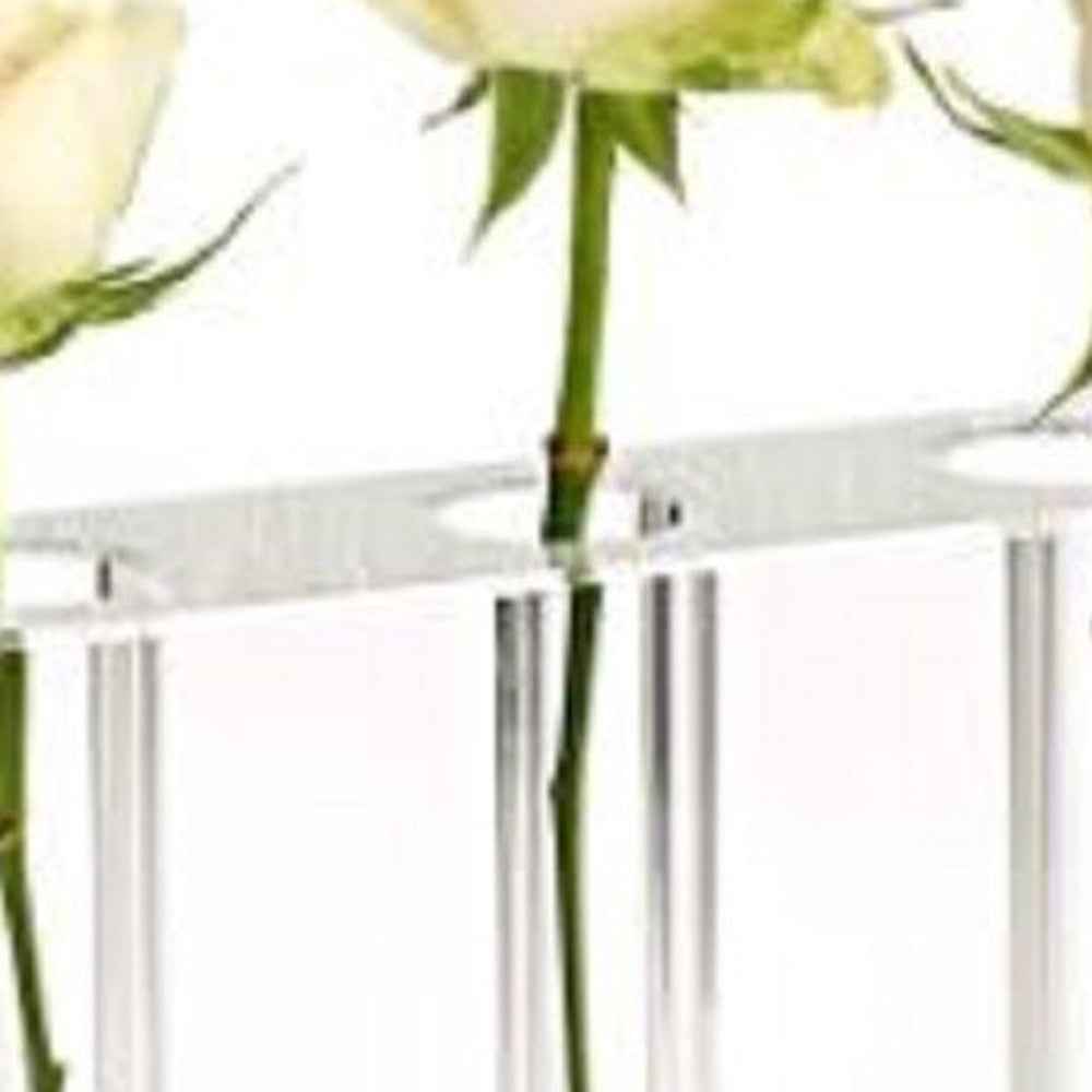 Modern Clear Square Block Optical Crystal Vase