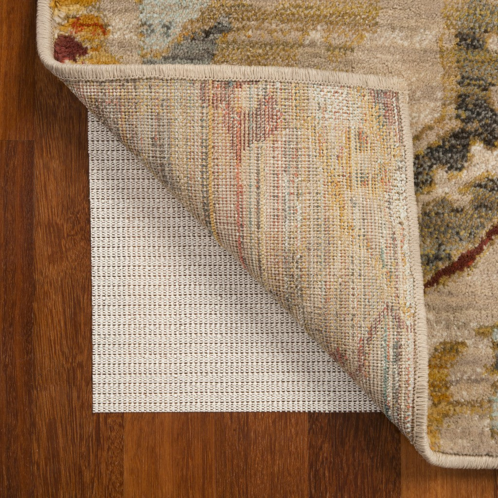 3' x 5' Beige Non Slip Rug Pad - Home & Garden