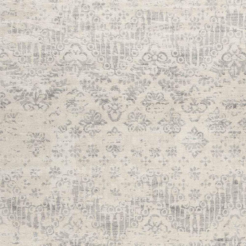 2' X 5' Ivory Abstract Area Rug