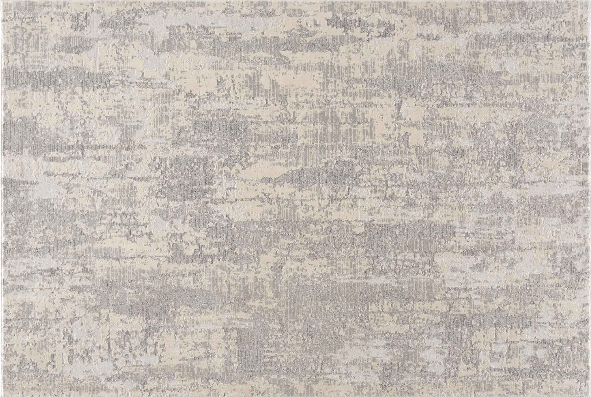 5' X 8' Grey Abstract Area Rug
