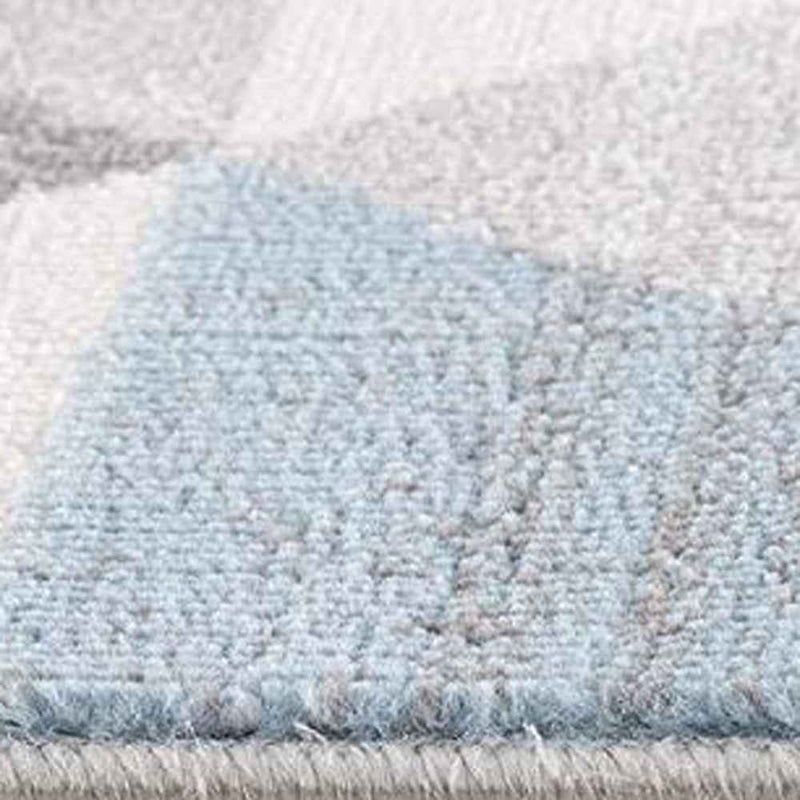 2’ X 13’ Navy Blue Geometric Diamond Runner Rug