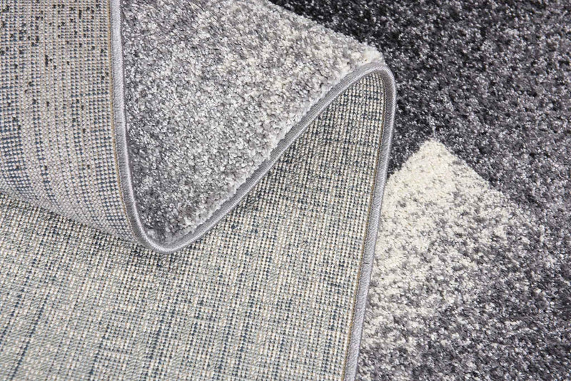 7' X 9’ Gray Modern Geometric Area Rug