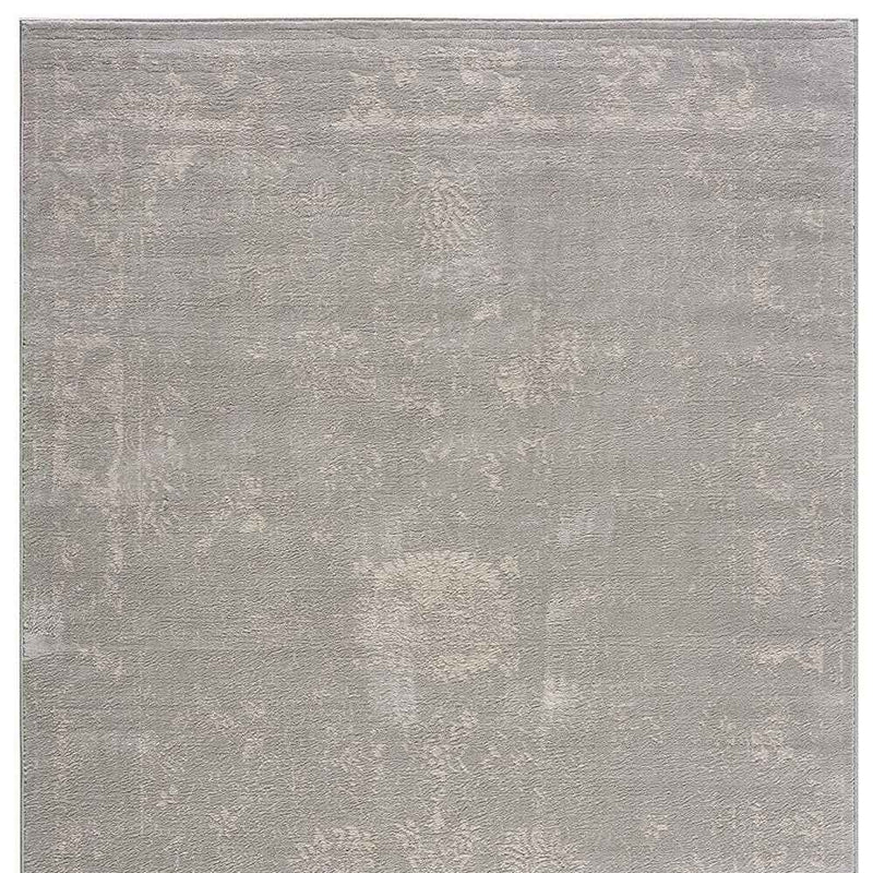 8’ X 11’ Modern Gray Distressed Area Rug