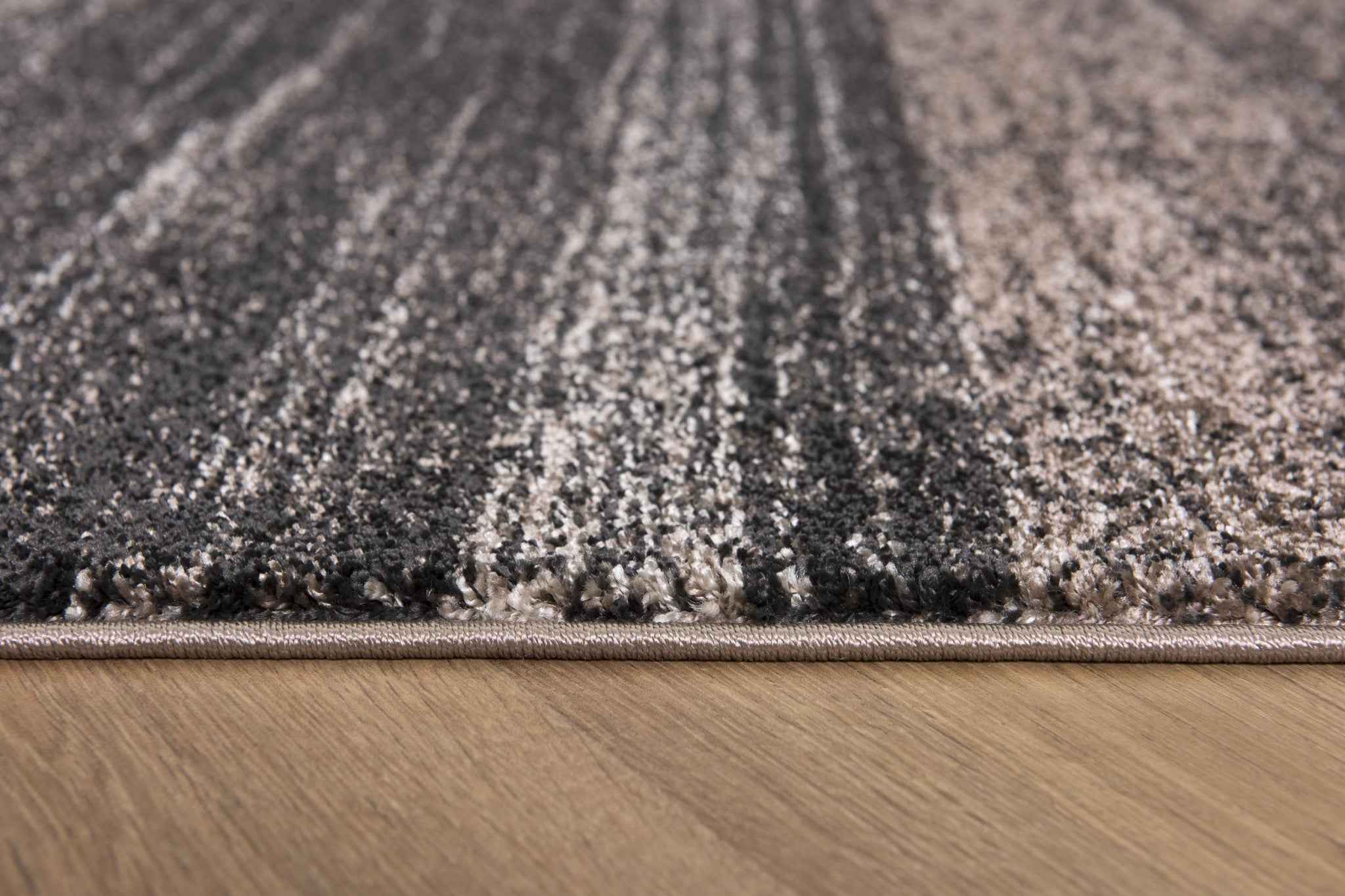 8’ X 11’ Brown And Beige Abstract Blocks Area Rug