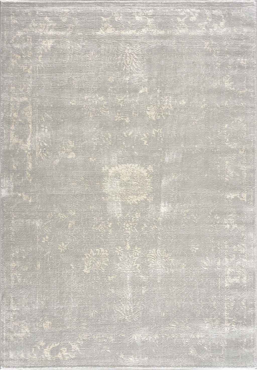 4’ X 6’ Modern Gray Distressed Area Rug