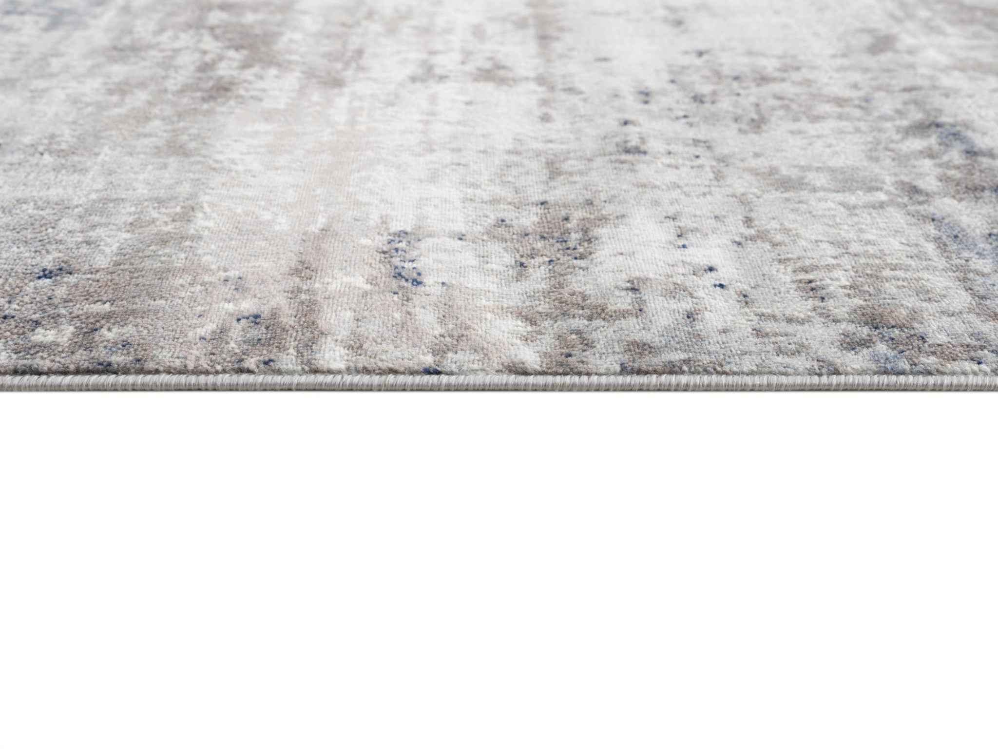 5’ X 8’ Navy Blue Distressed Striations Area Rug