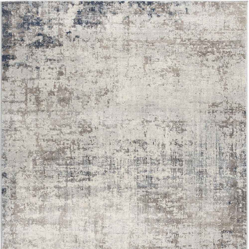 2’ X 5’ Navy Blue Distressed Striations Area Rug