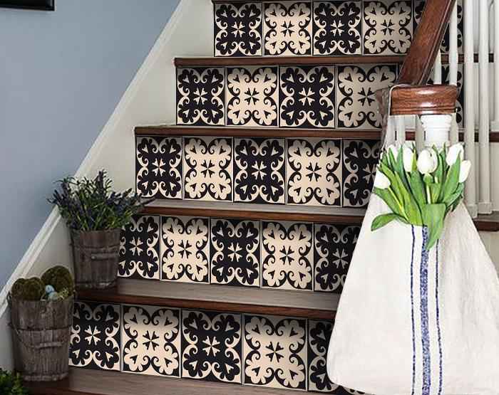 6" X 6" The Sheep Peel And Stick Removable Tiles