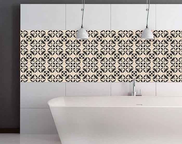 7" X 7" Mini Orchid Peel And Stick Removable Tiles