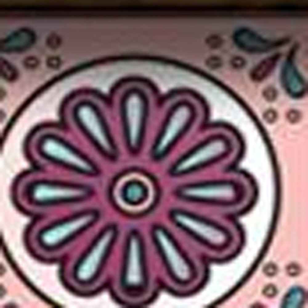 8" X 8" Vintage Turq Blush And Mauve Peel And Stick Removable Tiles