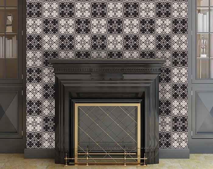 8" X 8" The Clover Peel And Stick Removable Tiles