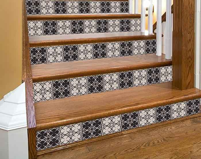 8" X 8" The Clover Peel And Stick Removable Tiles