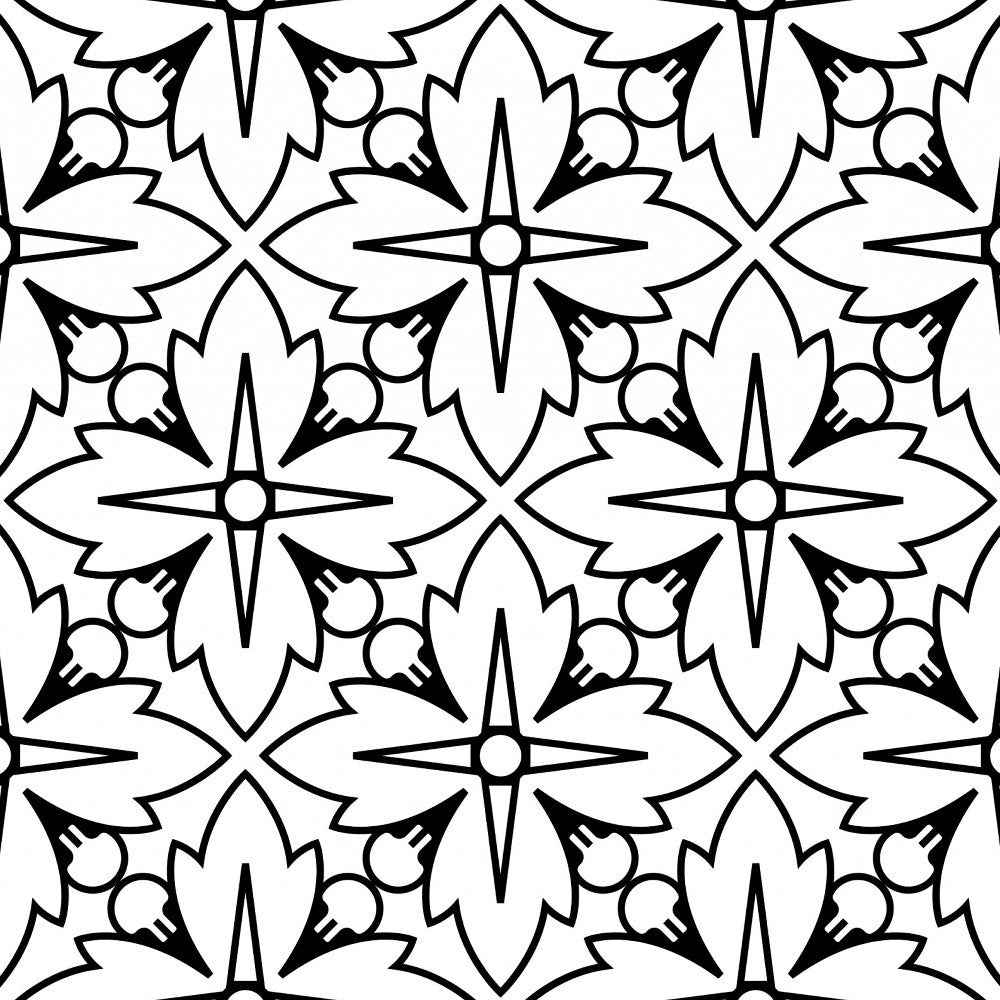 4" X 4" Black And White Silo Peel And Stick Removable Tiles